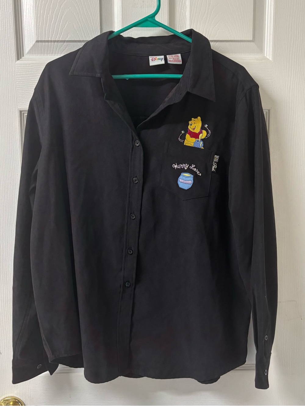 Vintage Disney Store Winnie The Pooh  Long Sleeve Button Down Shirt XL
